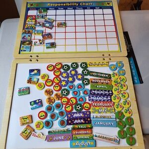 Melissa & Doug Magnetic Responsibility Chart - Colorful Learning Toy